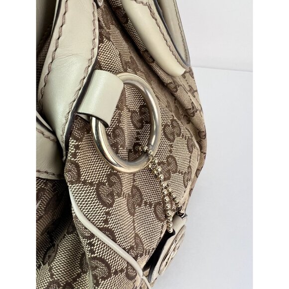 Gucci Sukey Guccissima GG Canvas Medium Hobo Shoulder Bag - Picture 11 of 12